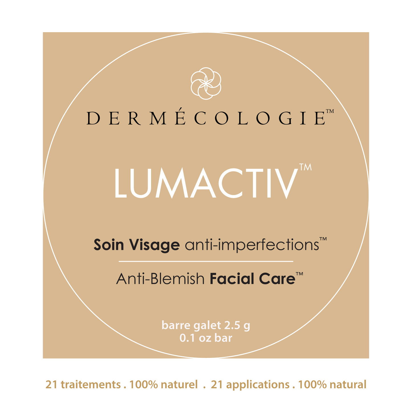 LUMACTIV™ Blemish-Free 
Complete Facial Care
Travel Size - 2.5g 0.08oz bar
21 day Rejuvenating Treatment