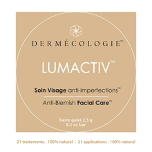 Load image into Gallery viewer, LUMACTIV Anti-Blemish Face Care™ 2.5g in Eco-Pouch - Travel Size / Detox - 2.5g 0.1oz pebble bar
